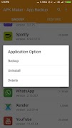 برنامه‌نما Apk Maker - App Backup عکس از صفحه