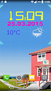 Neon Digital Weather Clock ภาพหน้าจอ 4