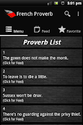 French Wise Proverbs screenshot 1