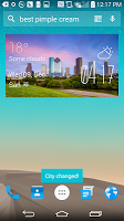 Hhouston Weather Widget/Clock screenshot 1