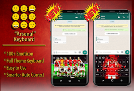 Arsenal - Gunners : Keyboard Theme Football 2020 Plakat