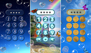 Burbujas pantalla de bloqueo. captura de pantalla 2