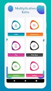 Learn Multiplication table 스크린샷 1