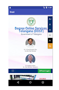DOST Degree Online Services, Telangana plakat