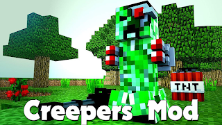 برنامه‌نما Creepers Mod Minecraft عکس از صفحه