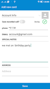 CALLER ID NOTE POPUP screenshot 3