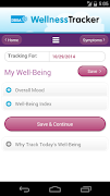 DBSA Wellness Tracker ảnh chụp màn hình 1