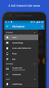 برنامه‌نما File Explorer(File Manager) عکس از صفحه