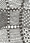 6 Schermata semplice arte Doodle