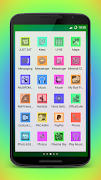 4 Schermata Coloured icon theme