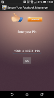 Lock for Facbeook Messenger スクリーンショット 1
