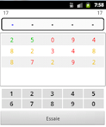 Jeu de caractères screenshot 1