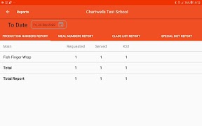 Chartwells Catering Planner screenshot 2