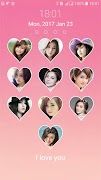 برنامه‌نما love keypad lock screen عکس از صفحه