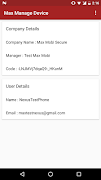 برنامه‌نما Max Mobile Device Manager عکس از صفحه