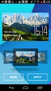 Alps weather widget/clock capture d'écran 1