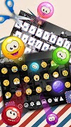 Beard Barbershop Men's Barber Keyboard Theme imagem de tela 2