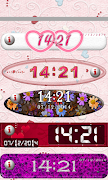 Romantic Widget Reloj Poster
