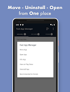 Fast App Manager اسکرین شاٹ 4