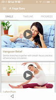 برنامه‌نما Hangover Relief - Yoga Guru عکس از صفحه