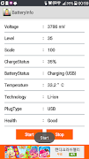 برنامه‌نما Battery Info عکس از صفحه
