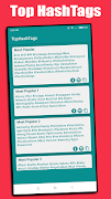 Top HashTags スクリーンショット 1