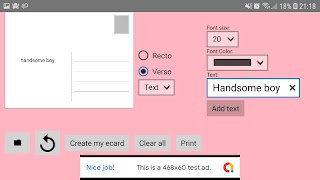 Postcard Maker, create Ecard o screenshot 2