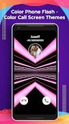 4 Schermata Color Phone Flash - Temi schermo colore chiamata