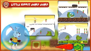 4 Schermata Bunny Rabbit Run : Jungle Fun
