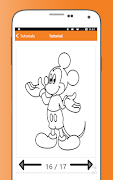 How to Draw Mickey Mouse Characters 스크린샷 3