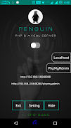 Penguin Php/MySQL server Cartaz