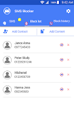 مانع SMS الملصق