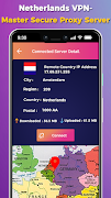 VPN Master Netherlands-Secure Proxy Server Ekran Görüntüsü 2