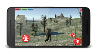 Lone Wolf Simulator 3D captura de pantalla 5