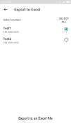 Excel Contacts Import Export تصوير الشاشة 4