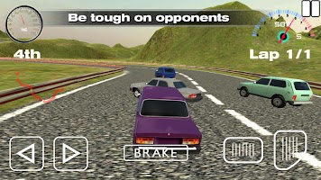 Russian Car: Drift Racing 3D capture d'écran 1