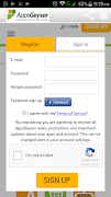 برنامه‌نما Appsgeyser عکس از صفحه