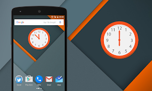 Multicolor Analog Clock Widget 截图 4