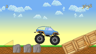 پوستر Obstacles car