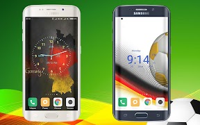 Germany Football Wallpaper Clock Live ảnh chụp màn hình 3