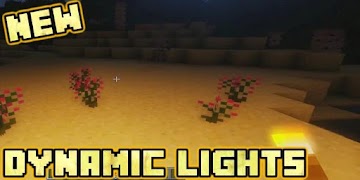 Dynamic Lights MOD for Minecraft Affiche
