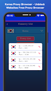 Korea Proxy Browser - Unblock Websites Free Proxy ảnh chụp màn hình 4