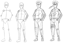 Tutorial Menggambar Naruto (Step by Step) capture d'écran 5