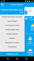 Horaires du Ramadan mis à jour تصوير الشاشة 2