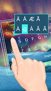 Aurora 3D Theme&Emoji Keyboard Screenshot 2