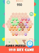糖果迷陣-1010六角消除 截圖 6