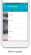 برنامه‌نما KPOP Legends عکس از صفحه
