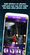 照片中的外星人-飞碟相机照片编辑器 截图 1
