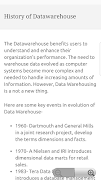 Learn Data Warehousing Guide ảnh chụp màn hình 1