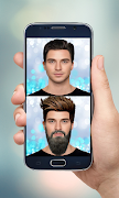Men beard photo editor Mustache : Hairstyle salon screenshot 3
